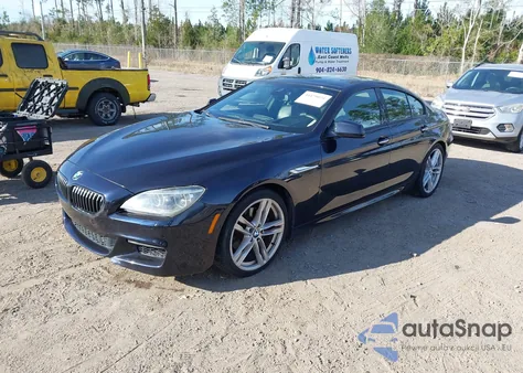 2015 BMW 650I Gran Coupe xDrive z USA, uszkodzony, nr VIN WBA6B4C53FD761333